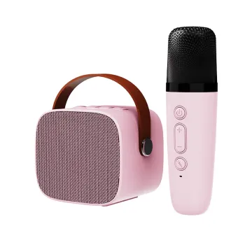 Mini D20 Wireless Microphone Speaker - Portable Karaoke Player for Kids