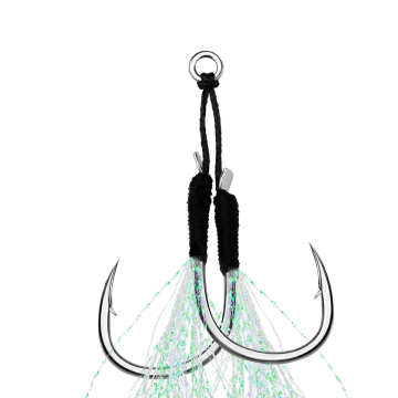 Wholesale Offshore Jigging Hooks and PE Line Assist Lures