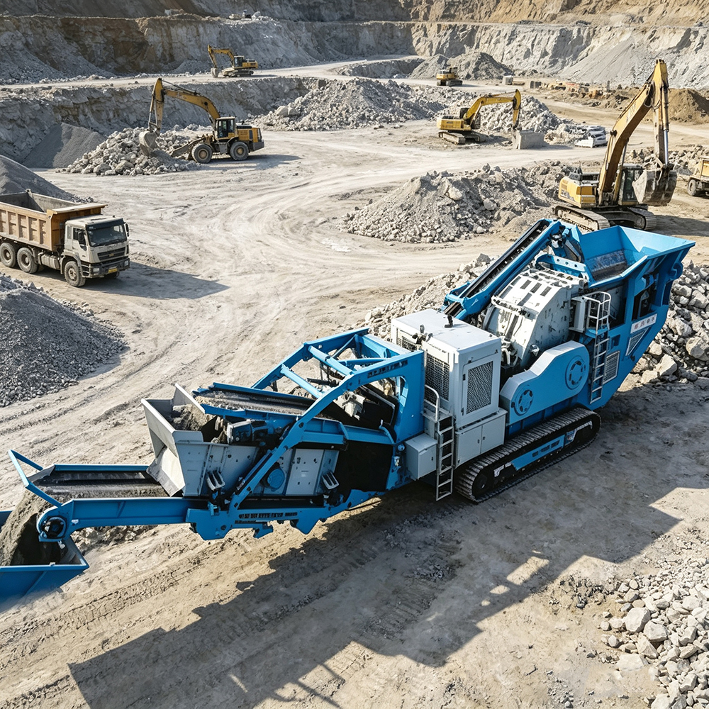 Crawler Mobile Impact Crusher High Crushing