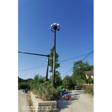 China High Quality 10-12 Meters Stadium Light Pole High Mast Pole Manufactory