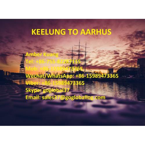 Taiwan Keelung Sea Freight to Denmark Aarhus