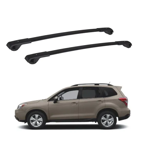 Aluminum Bar and Plastic Foot Car Roof Cross Bars for Subaru Forester 2014-2019 Roof Rack