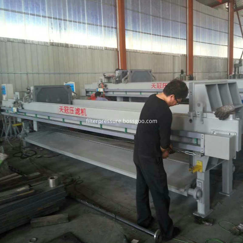water treatment filter press