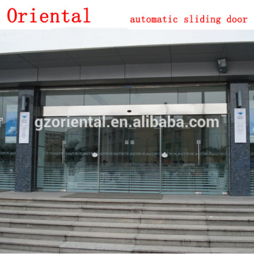 automatic glass door mechanism with aluminum cover