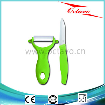 2-pack ceramic knife/set ceramic knives/ceramic knife with peeler