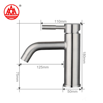 Wall Tap Kitchen Sink Stainless Steel Sink Kitchen Taps Single Handle Cold Water Tap With 360 Flexible Hose