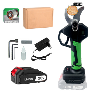 Professional Cordless Pruner with Rechargeable Battery - Single Battery Edition