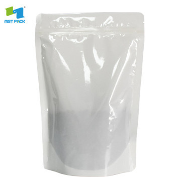 Food grade milk tea powder clear packaging bags