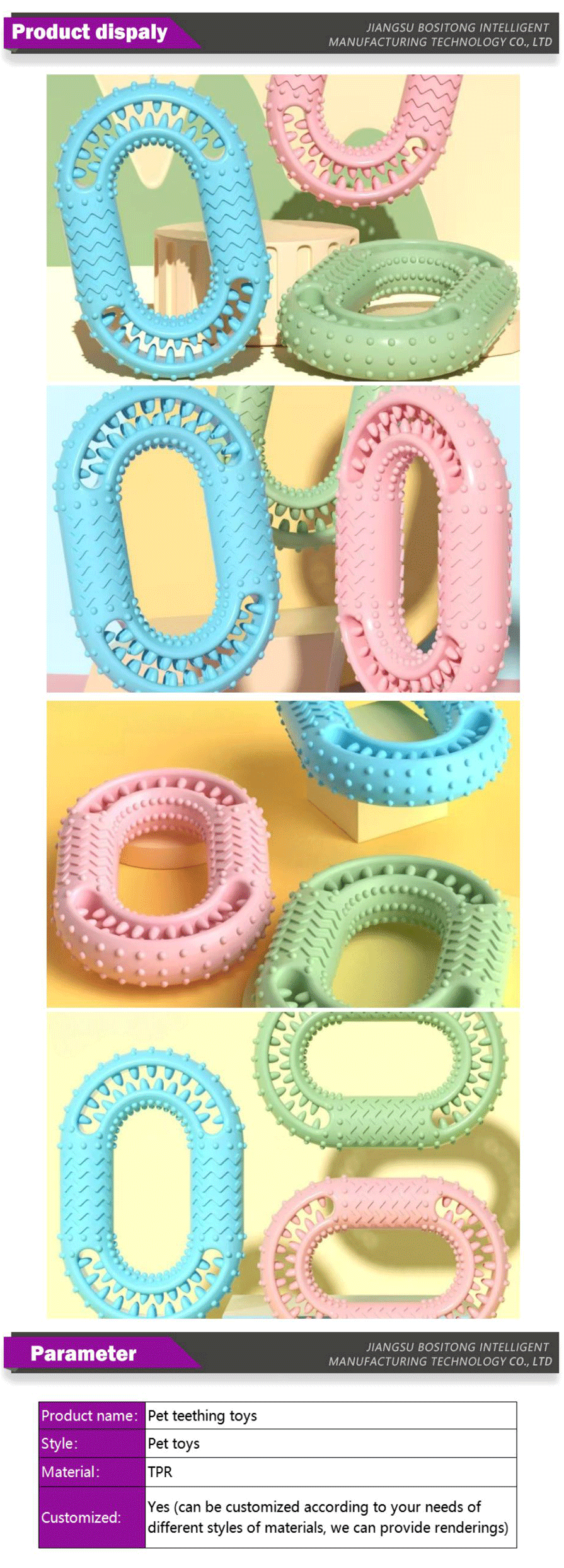 tooth grinding and cleaning o ring toy