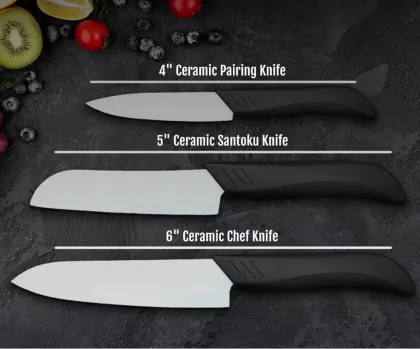 Sharp and Lightweight Ceramic Knife Set
