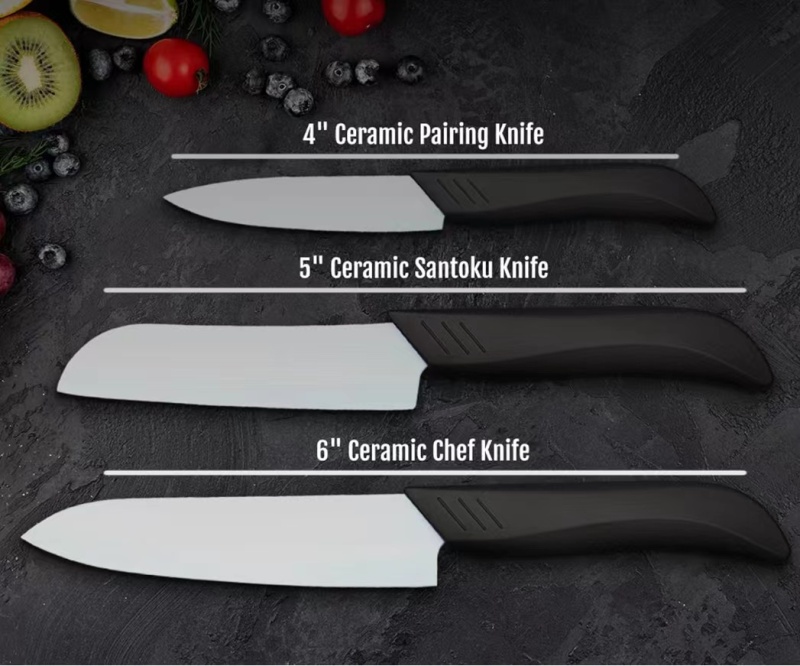 Sharp and Lightweight Ceramic Knife Set