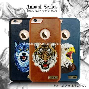 New nimmy animal embroidery TPU phone case for iphone6 /6s