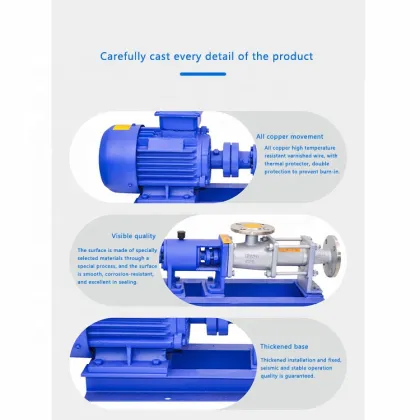 Hot Sale Progressive Cavity Helical Mono Screw Pump - 3 HP/4 HP Concrete Pump