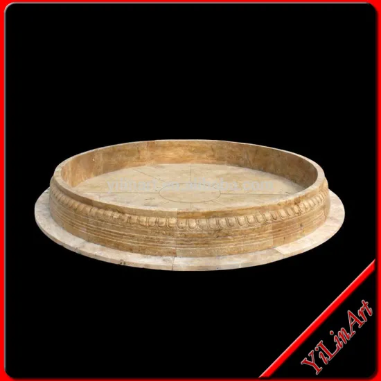 Hand Carved Marble Stone Fountain Pool