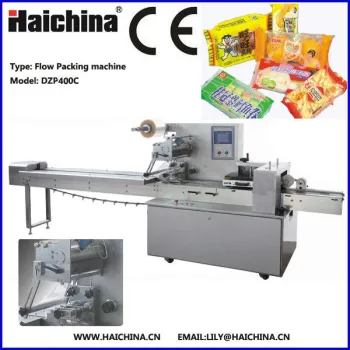 Pillow Multi Function Food / Cookies Packaging Machine With Plastic Pvc