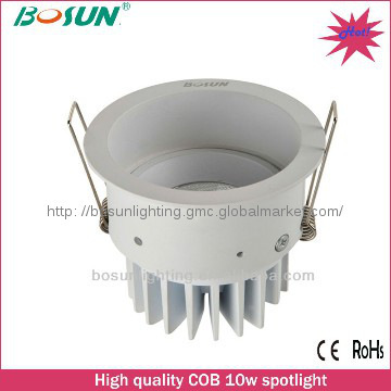 2014 China 10w embedded cob led spotlight with CE&RoHs approved
