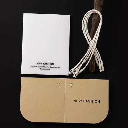 Clothing label hang tag