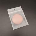 CPE frosted zipper bag for makeup