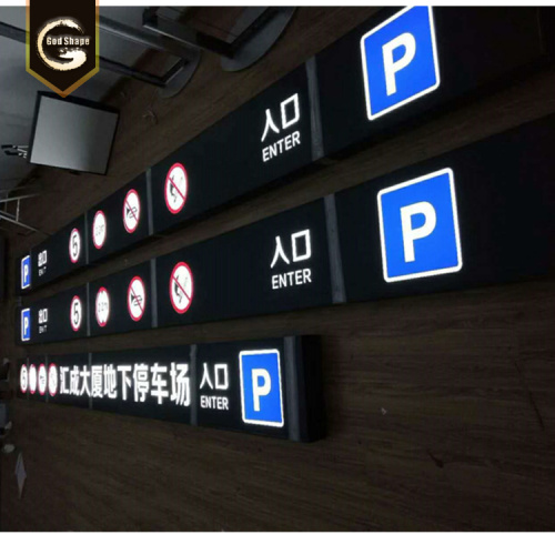 Double LED direction Index Signage with Arrow Pictograms