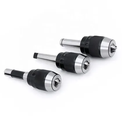 Integrated Keyless Drill Chucks with Morse Taper and Shanks