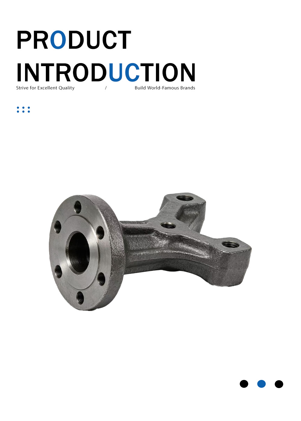Gray Iron Automotive Flange Yoke Casting