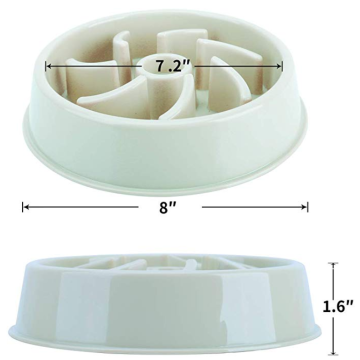 Anti-глотающий домашнее животное медленное блюдо для еды