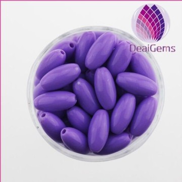 15x7mm oval mix color acrylic loose beads
