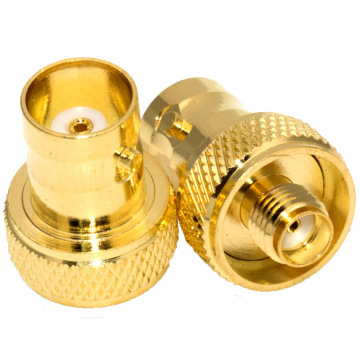 Adaptateur de test femelle BNC Feme à SMA à plaque d'or sur mesure