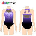 Sublimação personalizada Spandex por atacado de ginástica collants