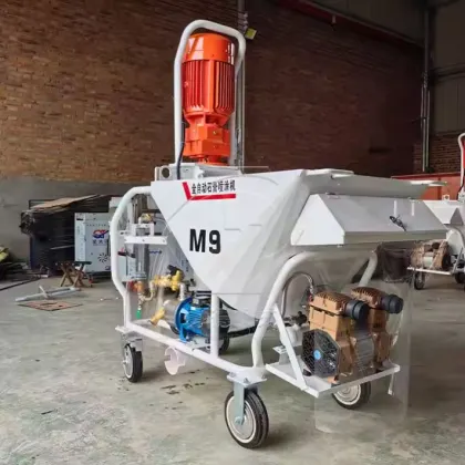 Advanced Technology Wall Plaster Machine: Gypsum Spraying Machine Plaster Station