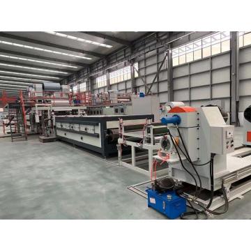 double conical screw extruder installation