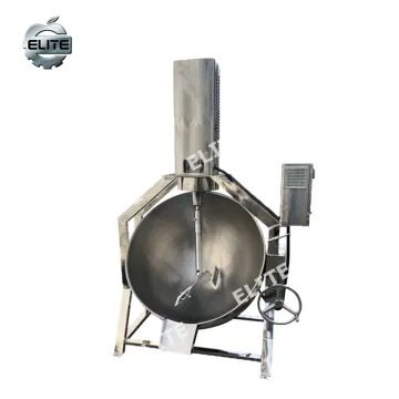 Electric Soup Rice Cooking Jacket Kettle with Agitator