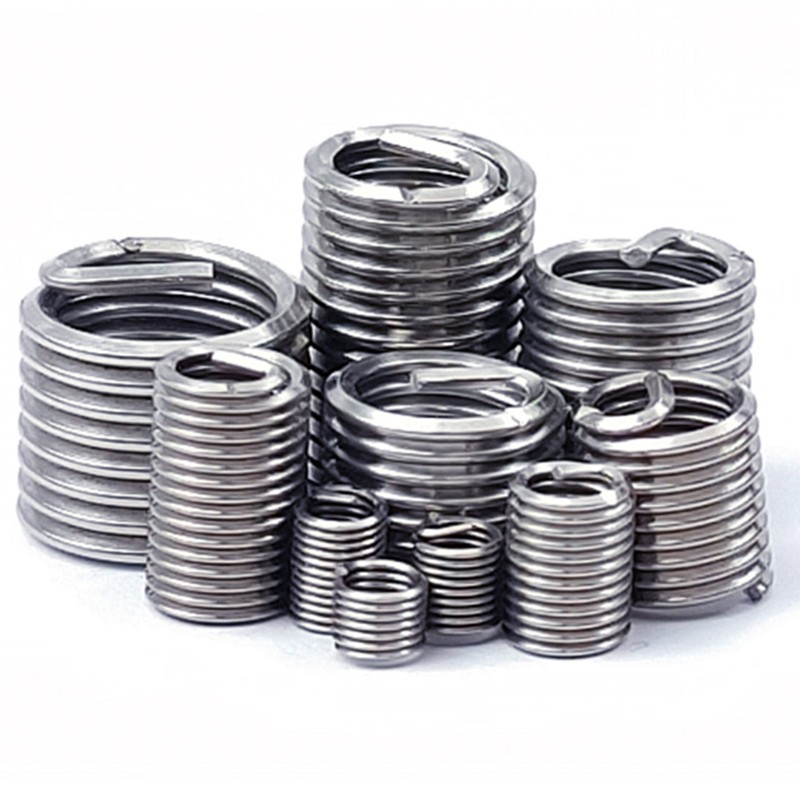 OEM Metric UNC UNF Tangless Coil Locking Screw Thread Insert Customizable American Made of 304 Stainless Steel