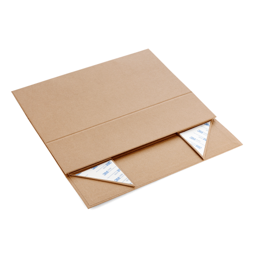 Wholesale foldable paper kraft wine gift box