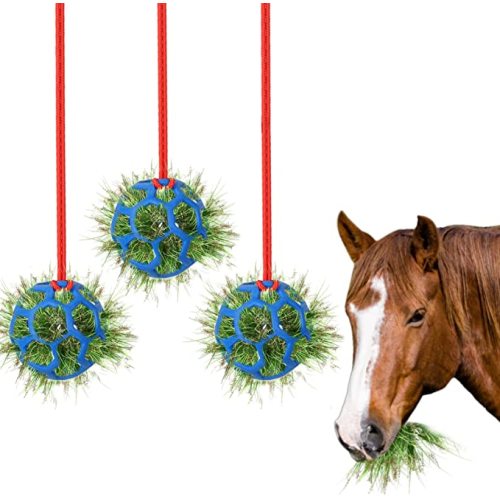 Silicone Horse grew ball ralentille foin balle de foin