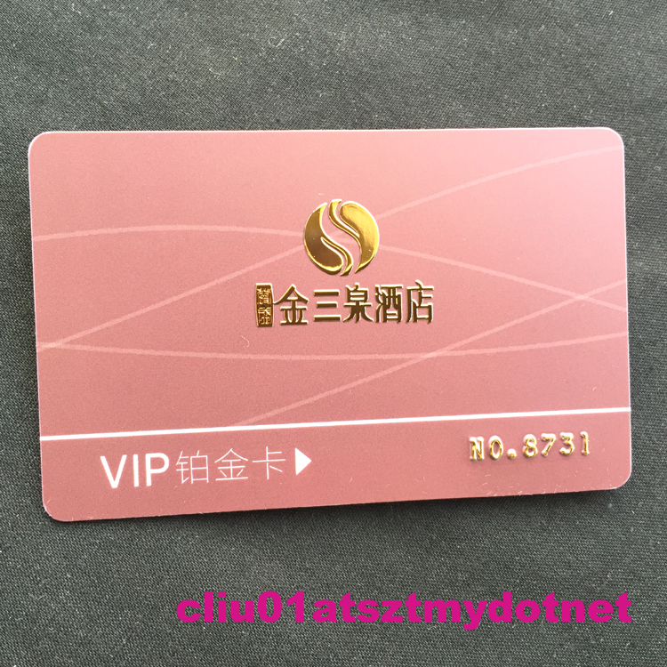 Metal Logo Vip Cards