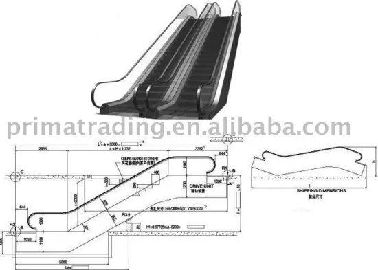 HS200-30M public transportation escalator