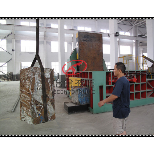 Steel Package Scrap Copper Aluminum Iron Baler Machine