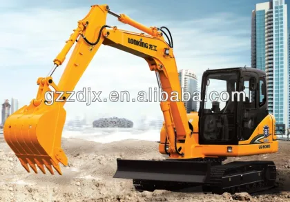 8ton lonking hydraulic crawler excavator LG6085