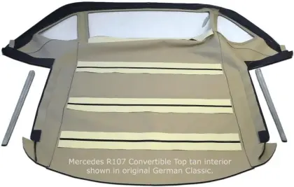 Convertible Soft Top For Mercedes R129 SL1990-2002(Tan)