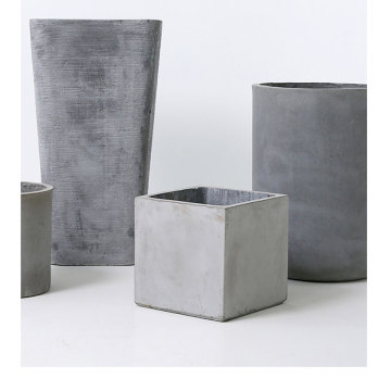 Bultuhang Mini Concrete Planter Cement Flower Plant Pots.