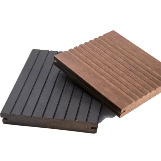 Solid Carbonized Bamboo Flooring: Vertical and Horizontal 15mm Decking Options