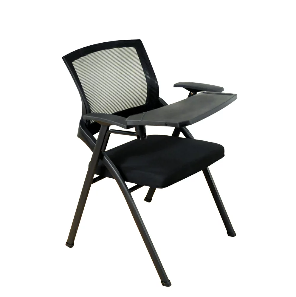 Foldable Chair with Tablet Desk