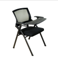 Foldable Office Chair with Integrated Writing Tablet