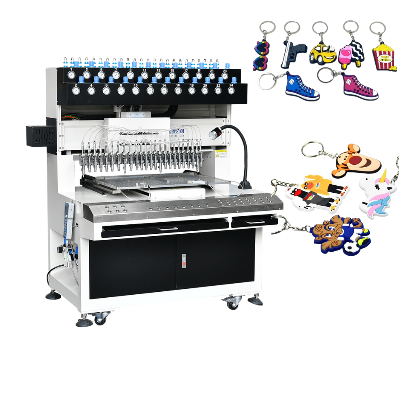 soft pvc rubber keychain making machine