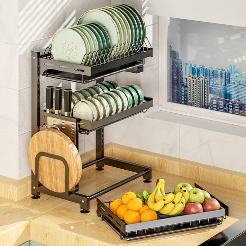 Multipurpose 3 Tier Dish Rack