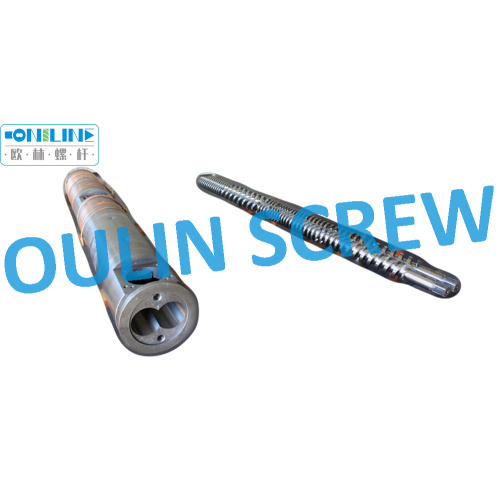 110mm Twin Parallel Screw and Barrel for Bandera PVC Extruder