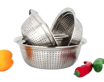 Stainless Steel Fruits and Vegetables Drain Basin