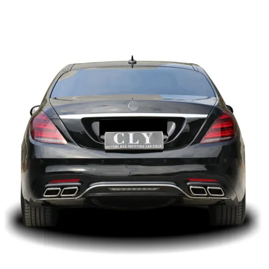 Modified S63 AMG Rear Lip Diffuser for Mercedes S-Class W222 (18-20)