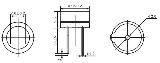 1295 buzzer with wire